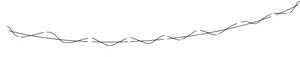 Christmas Lights Silhouette Banner