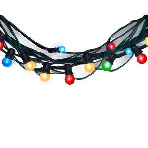 Christmas Lights String PNG 05032024