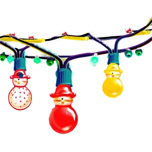 Christmas Lights String PNG 05032024