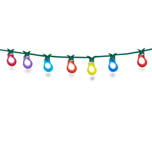 Christmas Lights String PNG 83