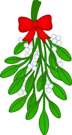 Christmas Mistletoe Illustration.png PNG