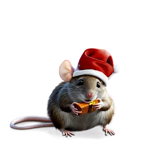Christmas Mouse PNG 30