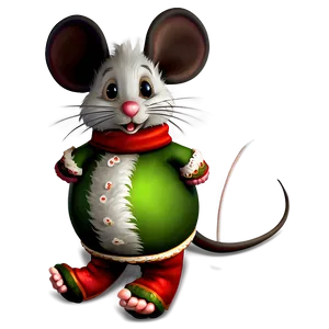 Christmas Mouse PNG 71