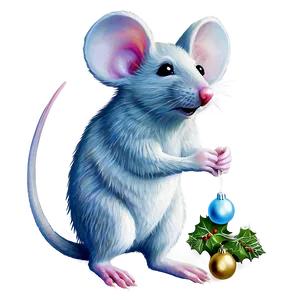 Christmas Mouse PNG Kxo