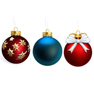 Christmas Ornament Set PNG 05032024
