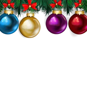 Christmas Ornaments Clipart PNG Mfs93 PNG