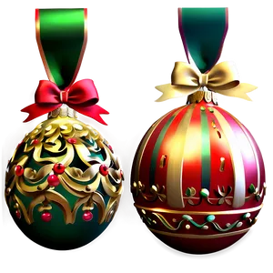Christmas Ornaments Set PNG May54