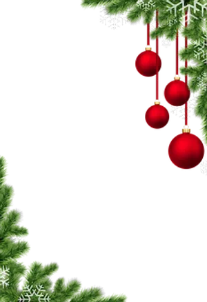 Christmas Ornamentsand Pine Decoration
