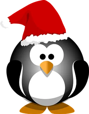 Christmas Penguin Cartoon
