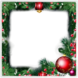 Christmas Photo Frame PNG 31