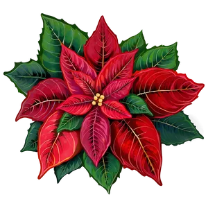 Christmas Poinsettia Flower PNG 66