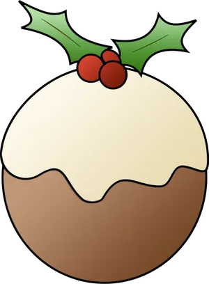 Christmas Pudding Clip Art PNG image
