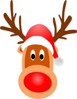 Christmas Reindeer Cartoon PNG image