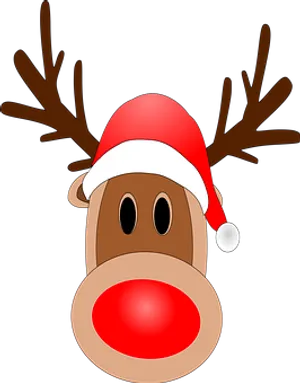 Christmas Reindeer Cartoon PNG image
