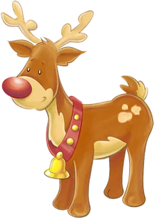 Christmas Reindeer Cartoon PNG image