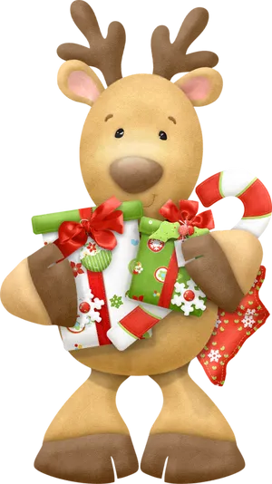 Christmas Reindeerwith Gifts