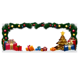 Christmas Scene Border Png Ddh9 PNG image
