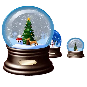 Christmas Snow Globe Wonderland Png 94 PNG image