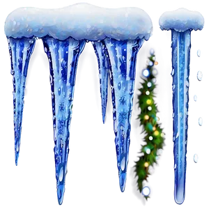 Christmas Snow Icicles Png Lir83 PNG image