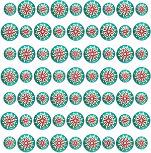 Christmas Snowflake Pattern Background