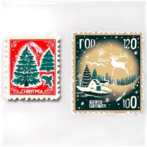 Christmas Stamp Png Dxh10 PNG image