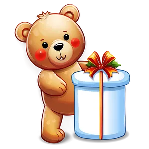 Christmas Teddy Bear Clipart Png 56 PNG image