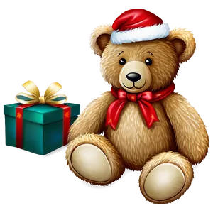 Christmas Teddy Bear Clipart Png Qjv79 PNG image