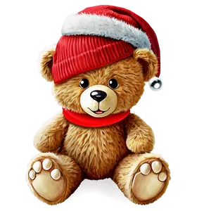 Christmas Teddy Bear Png 05212024 PNG image
