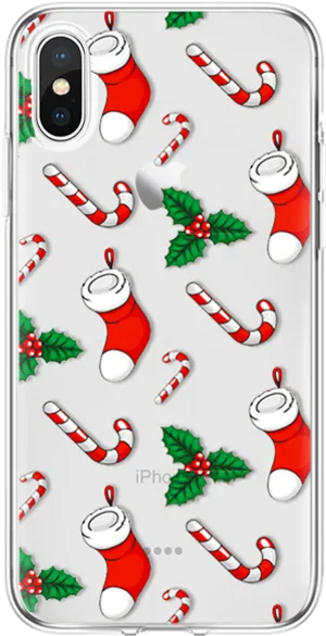 Christmas Themei Phone X Case PNG image