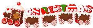 Christmas Train Candy Cane Clip Art PNG image