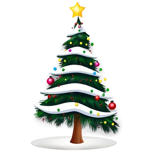 Christmas Tree Clipart PNG 51