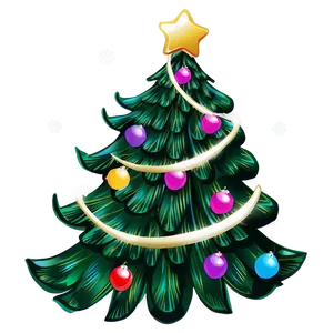 Christmas Tree Merry Wishes Png 05032024 PNG image