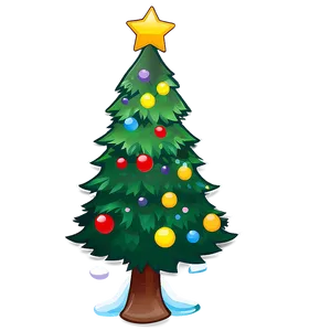 Christmas Tree Sticker Png Mfc84 PNG image