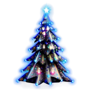 Christmas Tree Transparent Glow PNG 90
