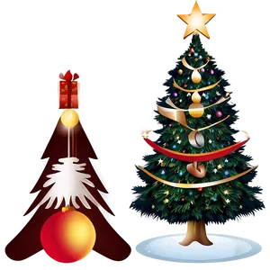 Christmas Tree Transparent Illustration PNG Ebv81 PNG