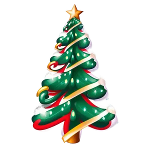 Christmas Tree With Snowflakes Transparent PNG Ypg
