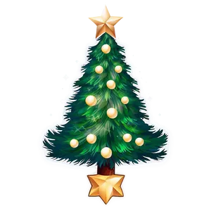 Christmas Tree With Star Transparent Png 19 PNG image