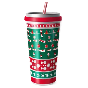 Christmas Tumbler Cup PNG Nrd