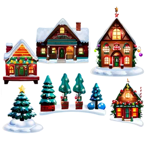 Christmas Village Sets PNG 06122024 PNG