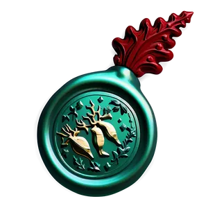 Christmas Wax Seal PNG Cbg PNG