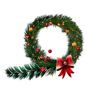 Christmas Wreath Frame Png 33 PNG image