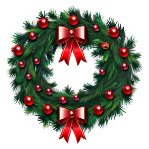 Christmas Wreath Png 05232024 PNG image