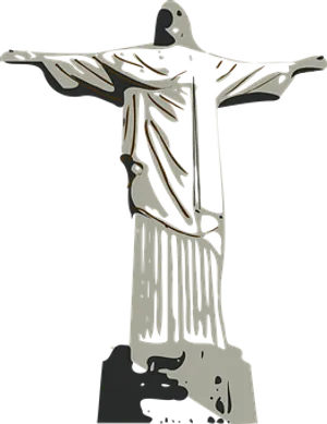 Christthe Redeemer Statue Graphic