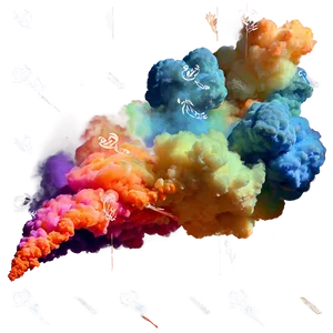 Chromatic Smoke Explosion Png 06252024 PNG image