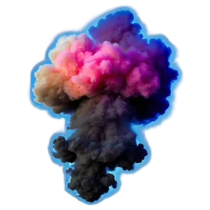 Chromatic Smoke Explosion Png 55 PNG image