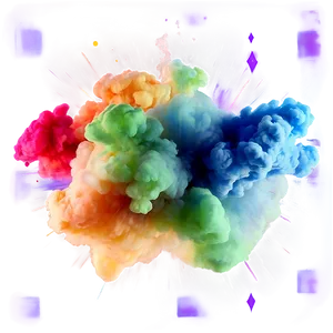 Chromatic Smoke Explosion Png Ikn PNG image