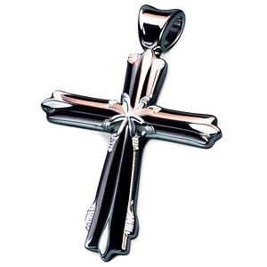 Chrome Heart Cross C PNG image