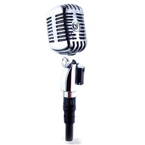 Chrome Radio Microphone PNG 14