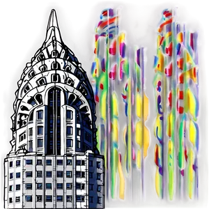 Chrysler Building Architecture Detail PNG 43 PNG