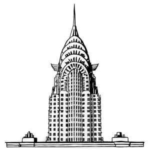 Chrysler Building Artistic Impression Png Ska PNG image